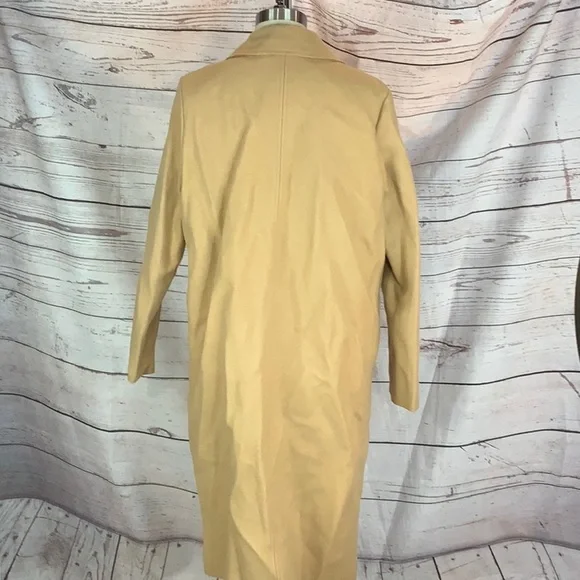 MSGM wool blend camel coat made in Italy